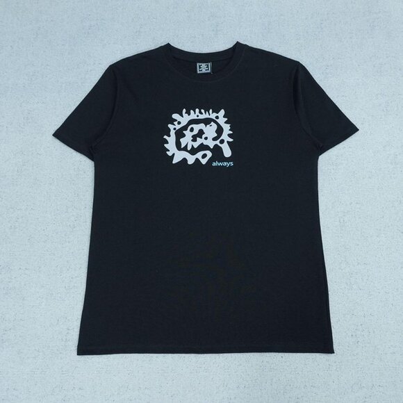Always Black Statement Graphic Short Sleeve T Shirt